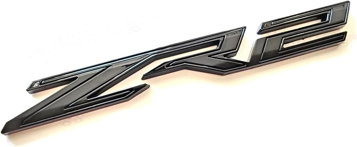 Emblema ZR2 puerta trasera comp Silverado 19-25 negro