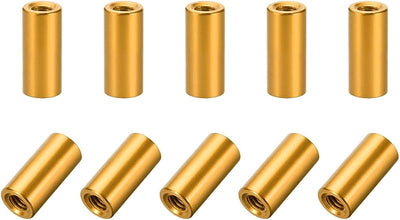 Espaciador aluminio redondo M3x12mm para drone FPV