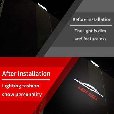 2 Luces Puerta LED con Logotipo para Challenger 15-Actual