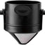 Cafetera para verter filtro acero inox plegable sin papel