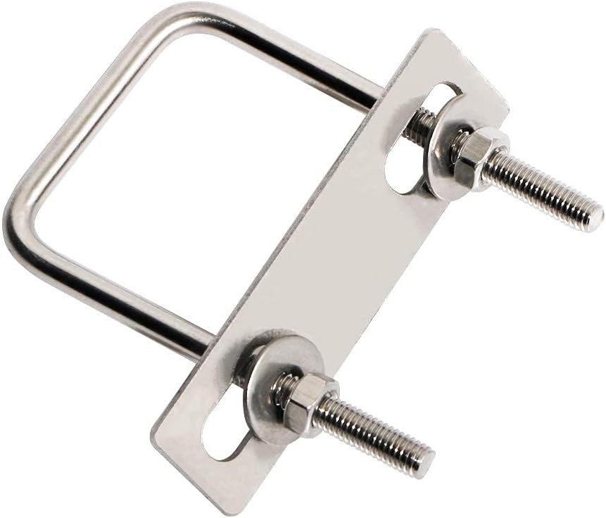Pernos U acero inox 304 M6 plateado para auto autocaravana