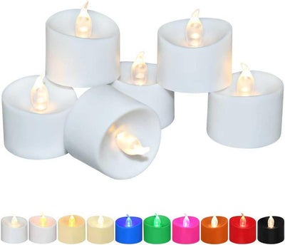 Pack 24 Luces LED Té Luz Blanca Cálida Parpadeante