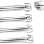 Tornillos M8 acero inox antirrobo para toldo bicicleta