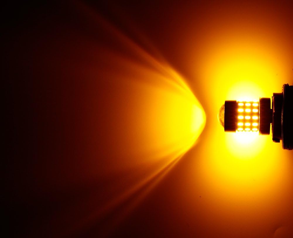 4 Bombillas LED 9-30VBA15S 54-EX Proyector Luces Amarillo
