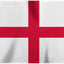 Bandera Inglaterra 12x18pulg para barco con ojales latón