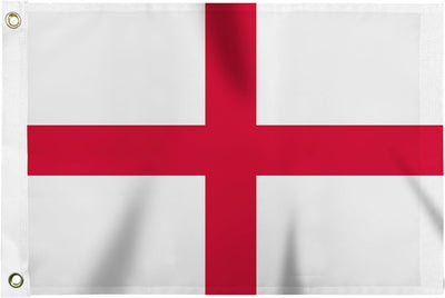 Bandera Inglaterra 12x18pulg para barco con ojales latón