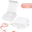 Cajas regalo 5 Pzas 3.5x3.5" para joyería blanca