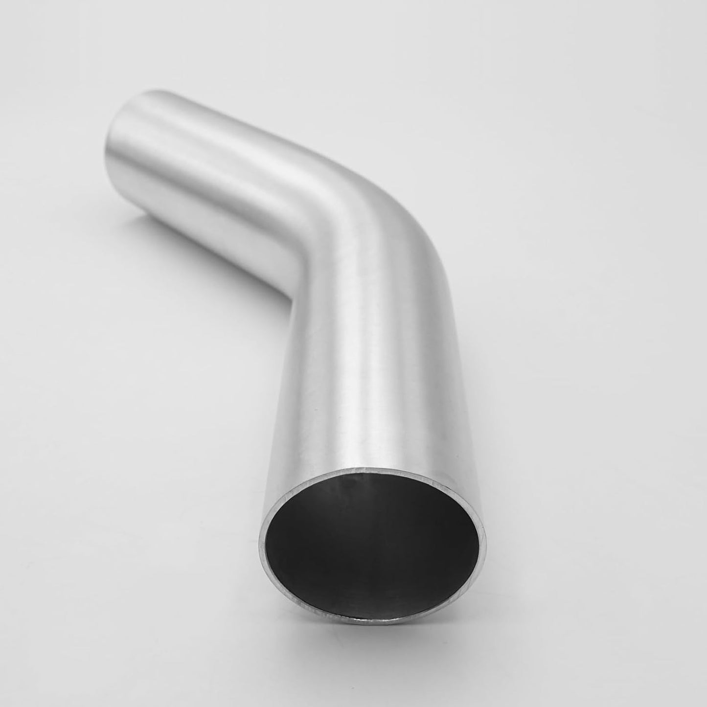 Codo aluminio 63mm 45grados tubo intercooler cepillado