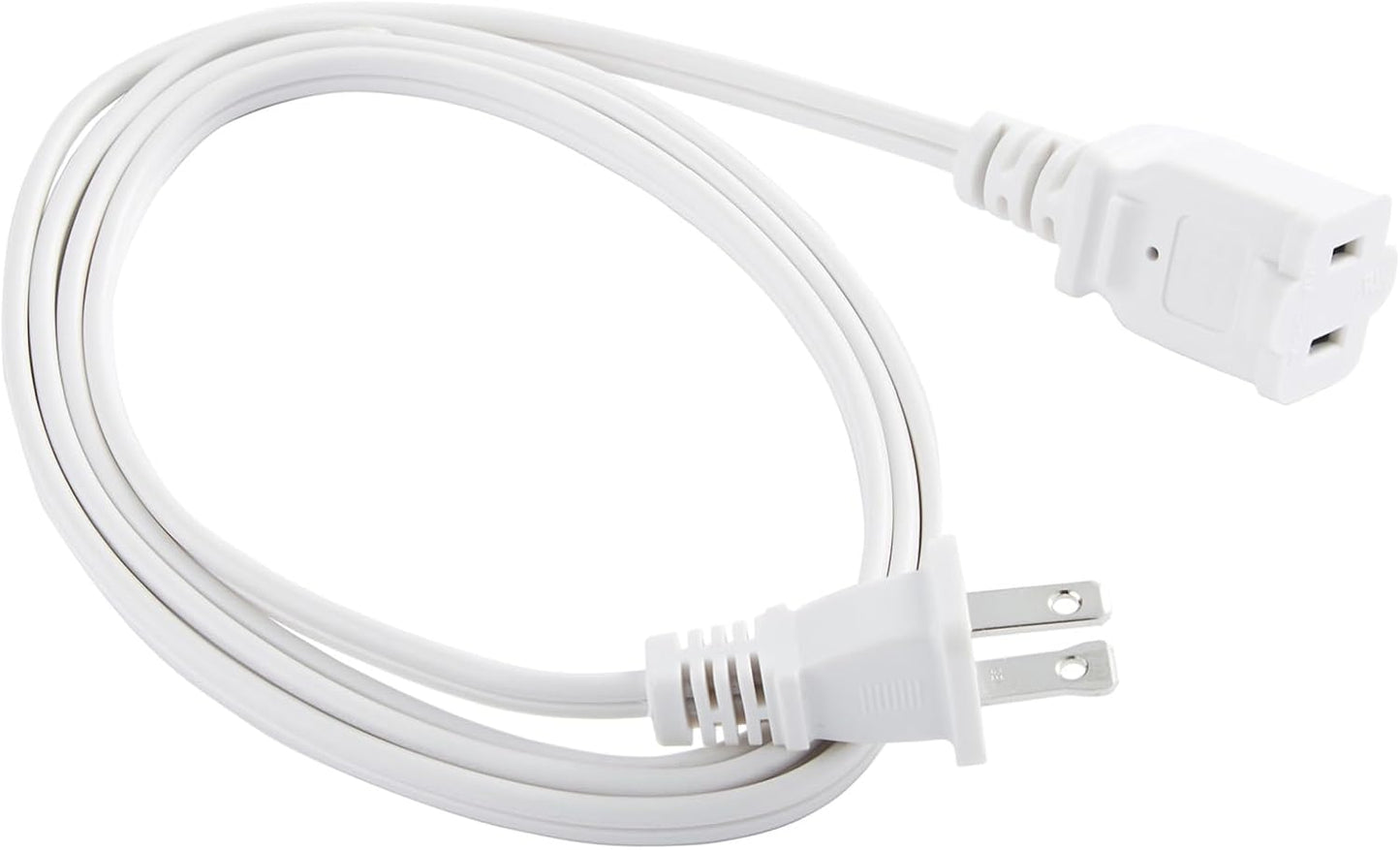 Cable extensión blanco 5ft 13A 125V NEMA 5-15P a 5-15R