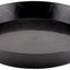 Platillo negro 25pulg altos resistente