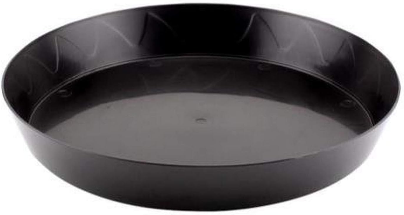 Platillo negro 25pulg altos resistente