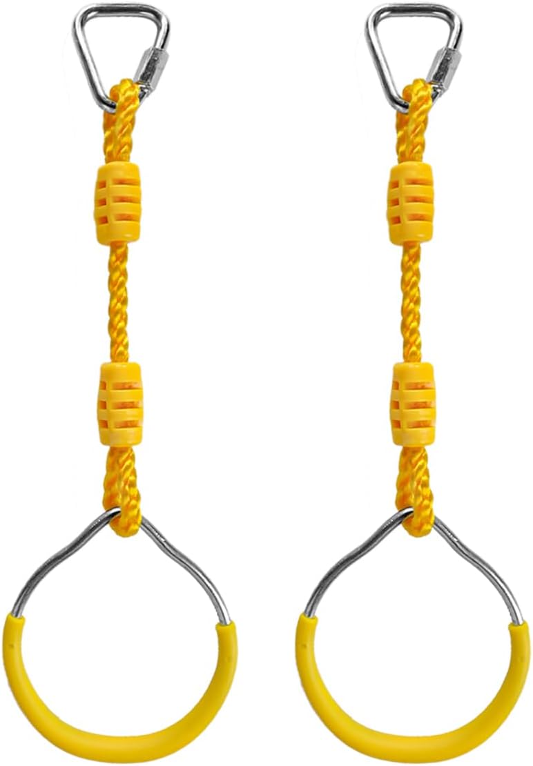 Anillos ninja y barras mono ajustables para niños y adultos