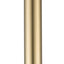 Brazo ducha techo 8pulg cepillado oro alta presión