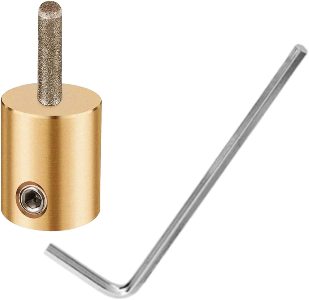 Broca diamante 1/8pulg rueda abrasiva núcleo latón Glastar