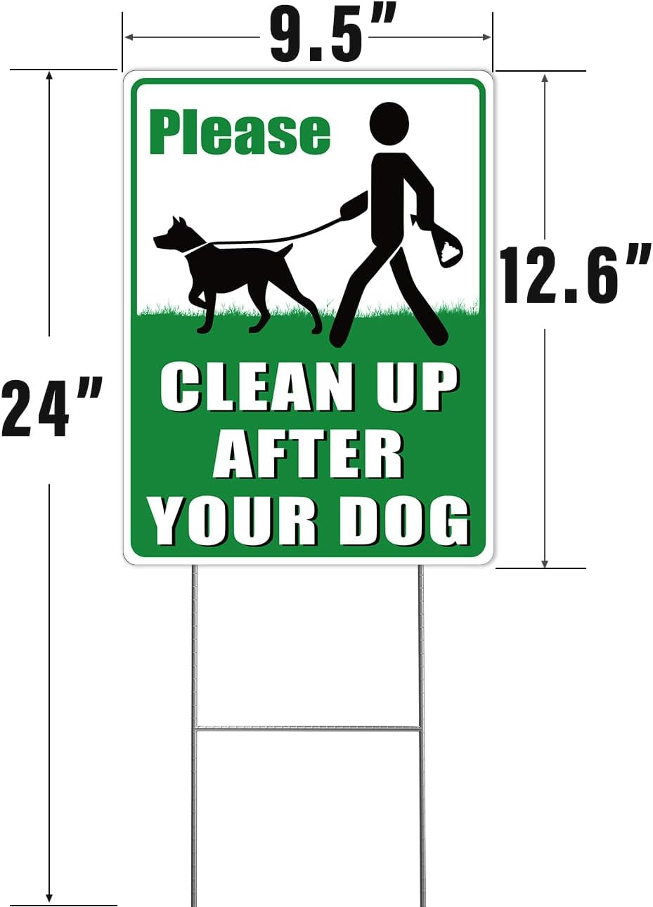 Señal césped sin excremento perro 32x24cm metal UV resistente