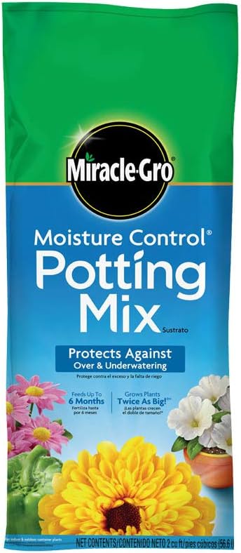 Tierra para macetas con control de humedad