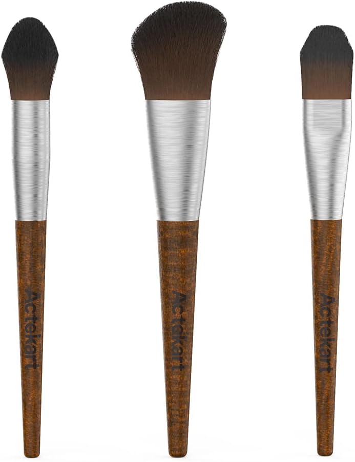 Set 3 cepillos limpieza mango madera profesional