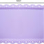 Set 4 bandejas plástico servir fiestas 14.5x9.4pulg morado