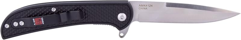 Cuchillo plegable ultraligero 3.15" color negro