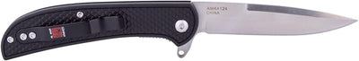 Cuchillo plegable ultraligero 3.15" color negro
