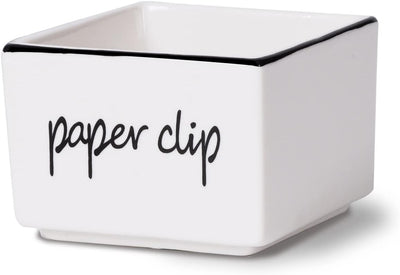 Dispensador clips papel escritorio 3" color blanco