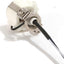 Candelabro E11 cerámica con base enchufe 8pulg 1000W