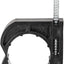 20 Pzas Abrazadera 3/4" S-Caracol J-Hook para Tubo PEX Negro