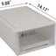 Cajón plástico apilable 12qt 1 Pack
