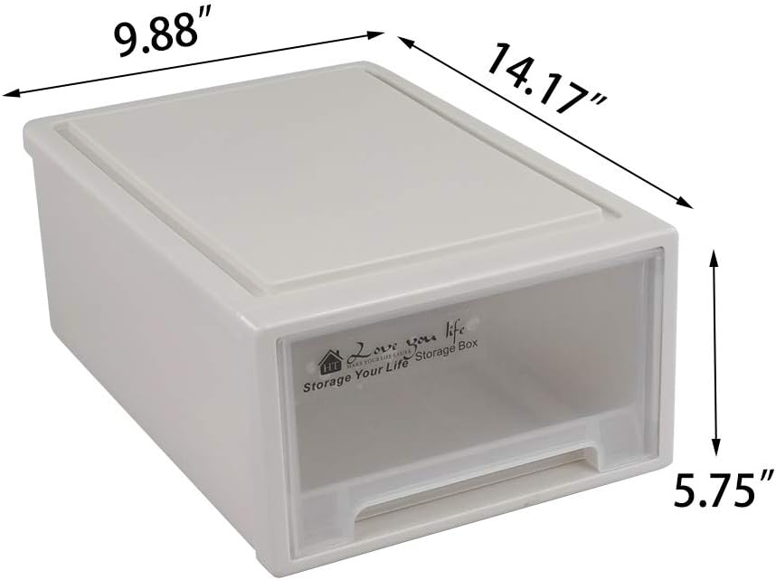 Cajón plástico apilable 12qt 1 Pack