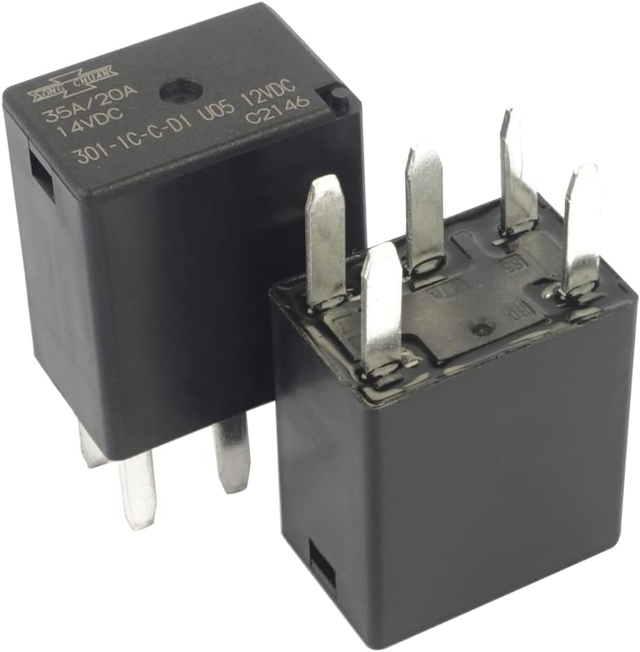 2 Relés Potencia 301-1C-C-D1 12VDC 35A 5pines