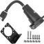 Adaptador cable remolque 4 a 7 vías con soporte