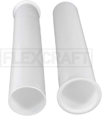 Colador plástico 8pulg 1-1/2pulg drenaje tubular blanco