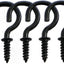 125 Ganchos Techo Rosca Negros 3/4"