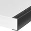 Borde goma protector U autoadhesivo 1.5" 10 ft negro