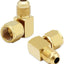 Codo 90° para calentador gas 3/8pulg conector latón 3/8pulg set 2