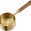 Taza medidora 1/2 taza mango madera cuchara acero inox 4.2oz