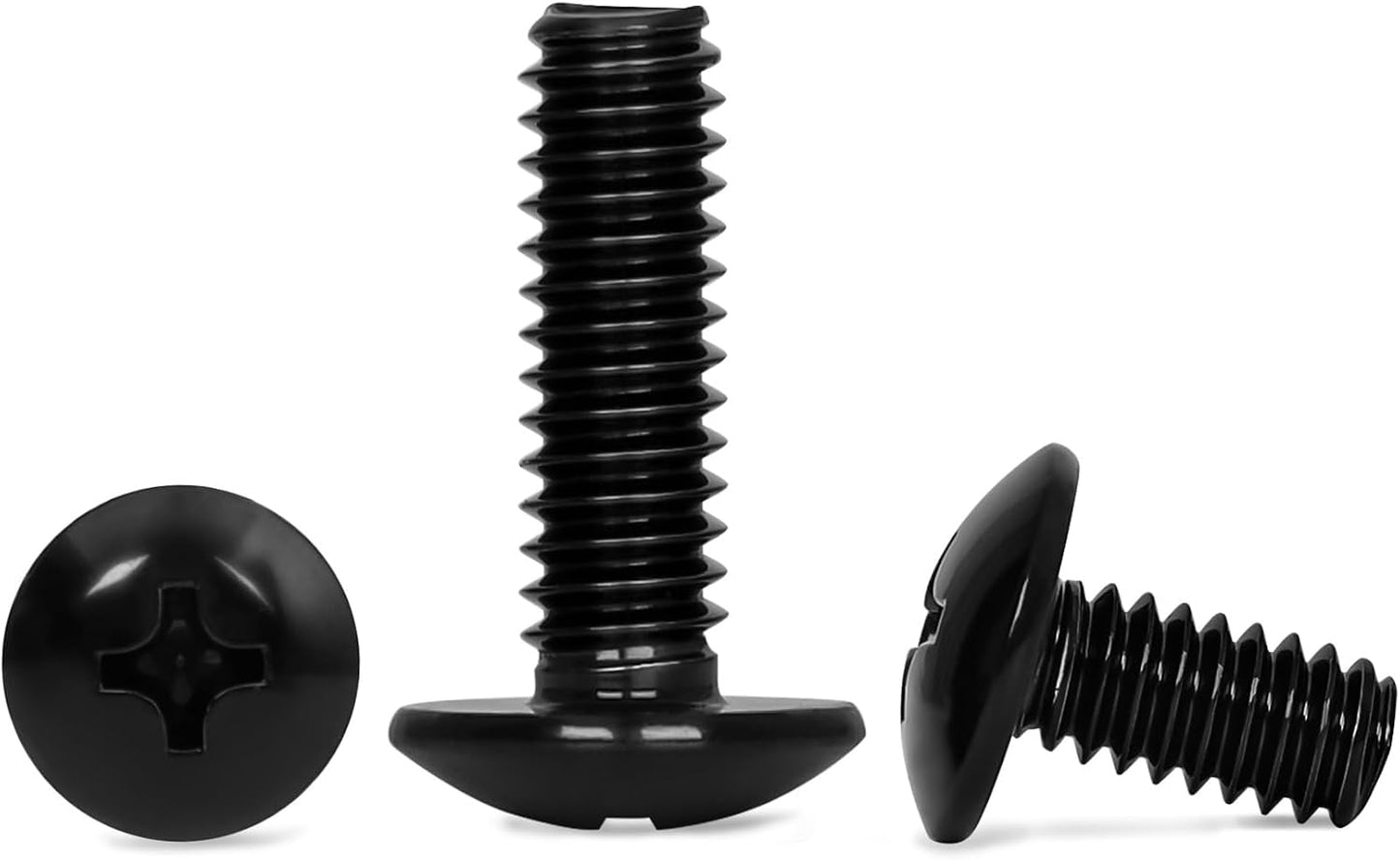 Tornillos #8-32 x 3/4 braguero acero inox 304 negro 100uds