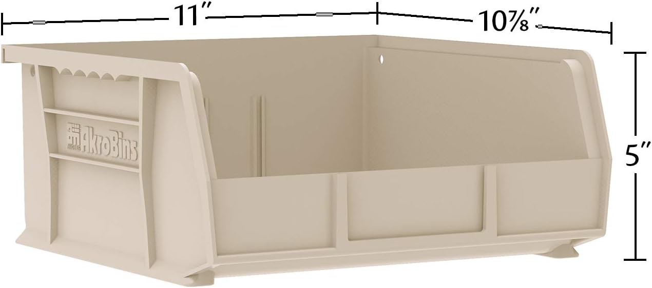 Cajón plástico apilable para almacenamiento