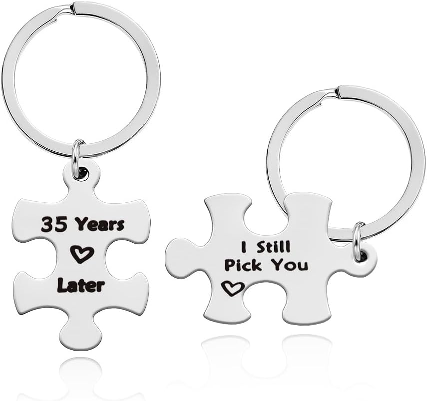 Llaveros a set regalo aniversario para pareja