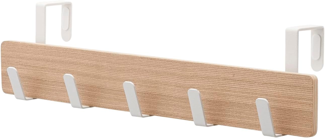 Ganchos para puerta madera montaje mínimo