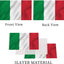 Bandera Italia 3x5ft doble cara poliéster 200D lona duradera