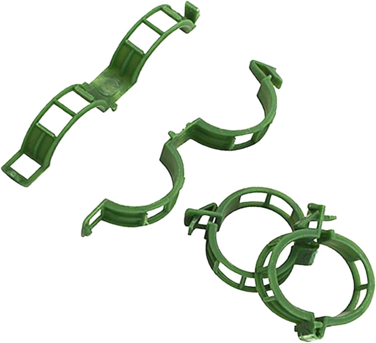 Clips fijación plantas trepadoras jardín 50 pzas