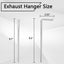 4 Pzas Soporte Escape Soldar 9.5-9.7"