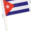 Banderas cubanas 4x6" pack 12