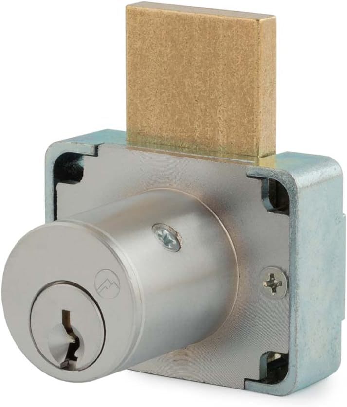 Cerradura seguridad grado 1 7/8pulg cromada pack 1