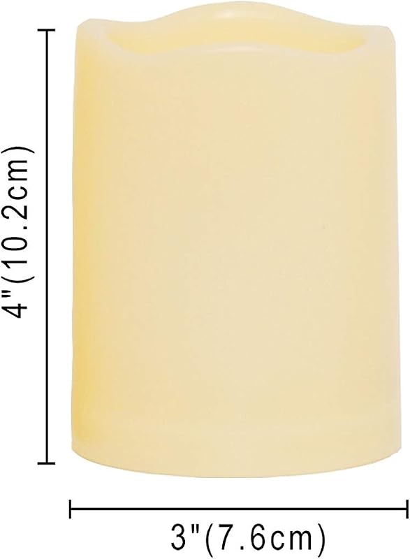 2 Velas LED impermeables exteriores control remoto