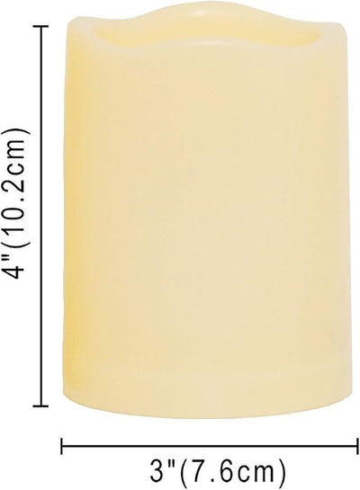 2 Velas LED impermeables exteriores control remoto