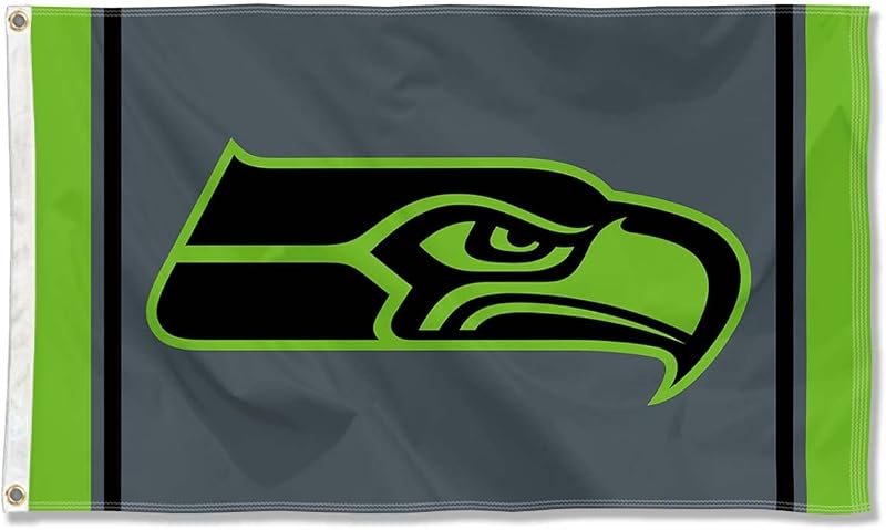 Bandera opaca Seattle Seahawks 3x5ft interiores exteriores