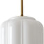 Candelabro cristal lámpara techo 9.8pulg cocina pasillo dormitorio comedor blanco dorado