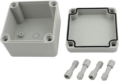 Caja eléctrica ABS IP65 impermeable 4x4x3pulg gris